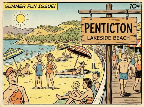 Explore Penticton's beaches lakes and orchards